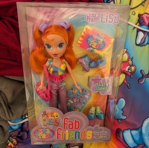 Lisa Frank Fab Friends Doll with Vibrant Orange Hair